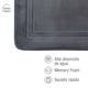 thumbnail image 3 of Alfombra Baño Memory Foam Dark Grey 50 x 80 cm Home Logics 1 un, 3 of 5