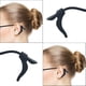 thumbnail image 3 of Juego de 22 pares de ganchos antideslizantes de silicona negra para anteojos YINGFENG, 3 of 6