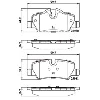 Pastillas Freno Para Auto Allied Nippon Adb02262