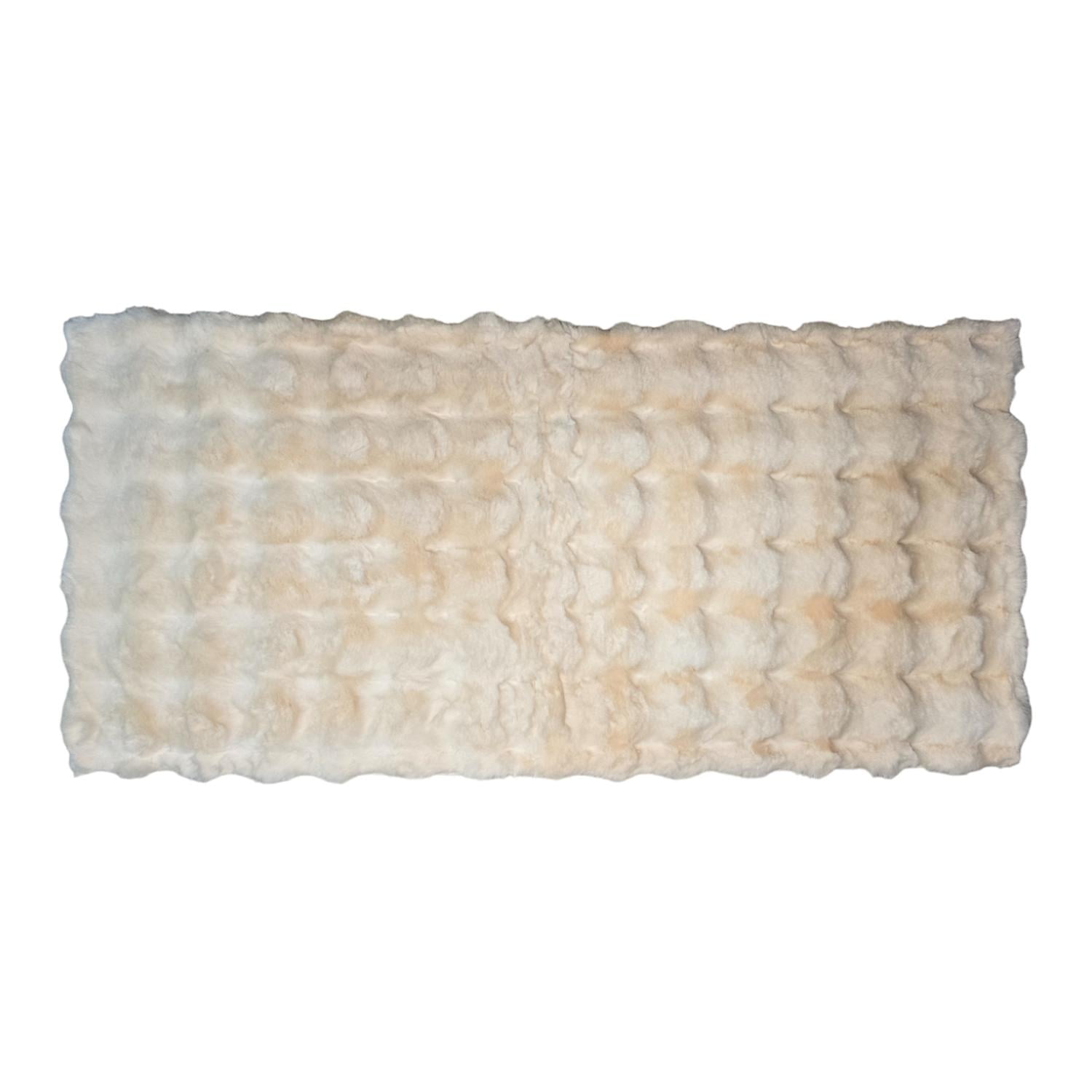 Fliperex - Alfombra Bajada De Cama Dormitorio Sala Estar Peluda Suave