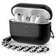 thumbnail image 1 of Funda de cuero RIXENY para AirPods Pro 3 2025, negra, 1 of 7