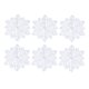 thumbnail image 2 of Mesa De Comedor Hueca De 6 Piezas Placemat Anti-Scalding Para La Boda Halloween Dining Silver, 2 of 5
