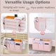 thumbnail image 3 of Organizador de mesita de noche Bedside Caddy Edudif de doble uso, color rosa, 3 of 7