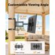 thumbnail image 5 of Soporte para TV Perlegear para gazebo, movimiento completo, sin taladro, 26-74", 5 of 7