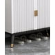 thumbnail image 5 of Zapatero Gabinete Homer Design Xg017 4 Puertas Asiento Cuero Blanco, 5 of 7