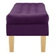 thumbnail image 3 of Banqueta Wood 2c Felpa 05 Morado, 3 of 4