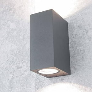 Want - Aplique Led Gris 2*3W Ip54 3000K