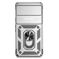 Estuche Gangxun Para Google Pixel 7A, Soporte Giratorio 360°, Estilo Mecánico Y Magnético