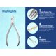 thumbnail image 3 of Pinzas Artman Instruments de Tres Puntas de Acero Inoxidable, 3 of 7