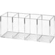 thumbnail image 1 of Xiao Hua Portalápices de Acrílico con 4 Compartimentos, Vaso Transparente para Almacenamiento de Lápices, Adecuado para Almacenamiento de Accesorios de Escritorio de Encimera, 1 Pieza, 1 of 4