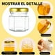 thumbnail image 4 of 20pcs Frasco De Vidrio Mini Miel Hexagonal 45 Ml Con Tapa, 4 of 6