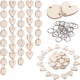 thumbnail image 1 of 200pcs Wooden Circles Heart Tags With Holes Rings For Birthday Boards Valentine Chore Boards Arts And Crafts, 1 of 3