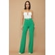 thumbnail image 1 of Saronite Pantalones CG con Detalle de Hebilla y Botones, Color Verde Kelly (para Mujer), 1 of 1