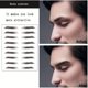 thumbnail image 2 of 9 pairs Realistic Fake Tattoo Eyebrows for Men and Women - 6D Imitation Eyebrows Transfer Stickers - Instant Peel Off Brows for a Natural Look, 2 of 2