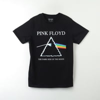 Polera Manga Corta Hombre The Dark Side Negro Pink Floyd