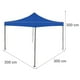 thumbnail image 2 of Toldo retráctil premium, azul, 3x3 m., 2 of 3