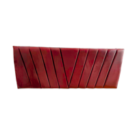 Importclick - Respaldo Elegante King Capitone 180X60 Cm Burdeo Felpa