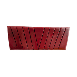 Importclick - Respaldo Elegante King Capitone 180X60 Cm Burdeo Felpa