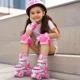 thumbnail image 1 of Patines Quad Extensibles Hook J-one Casco Protecciones Niños Xs 27-30 54 Mm Rosa, 1 of 3