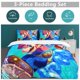 thumbnail image 5 of Super Mario 3-Piece Comforter Set for Bedroom Super Mario Bedding Set for Kids Adults Soft Microfiber Duvet Cover Set with Zipper Closure, 5 of 5
