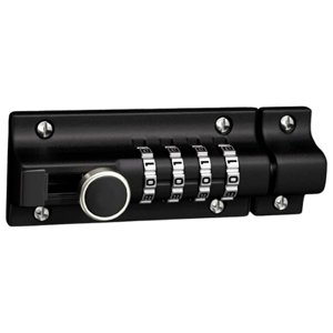 Bothyi - Perno De Bloqueo De Combinación Cerradura De Contraseña Mecánica Pestillo De Perno Deslizante Negro