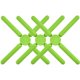 thumbnail image 1 of Juego de 3 Salvamanteles Plegables de Silicona FENGCHEN Verde, 1 of 6