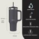thumbnail image 5 of Vaso Térmico Streeterville De 1183 Ml De Acero Inoxidable Con Aislamiento Al Vacío, 5 of 9