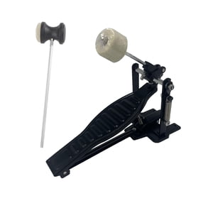 Bothyi - Pedales De Bombo De Pedal De Patada De Una Sola Cadena Para Performance Jazz Drum Kit Black