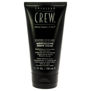American Crew - Crema De Afeitar Hidratante De Para Hombres - Crema De Afeitar De 5,1 Oz