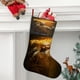thumbnail image 2 of Posty Austin / Post Malone Tema: Calcetines de Navidad, fino lino blanco para colgar en escaleras y chimenea, decoración navideña para el hogar, regalo de Navidad. 54cm × 38cm, 2 of 5