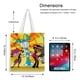 thumbnail image 5 of My Life as a Teenage Robot Bolso de tela con estampado de lienzo para mujer, bolsa de compras reutilizable y estética, con cremallera interior, regalo para mujer,40*40cm., 5 of 6