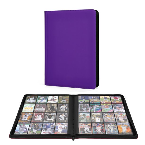 Álbum para Cartas Coleccionables OTMOTMO con más de 1000 Bolsillos y Carga Lateral de 16 Lados