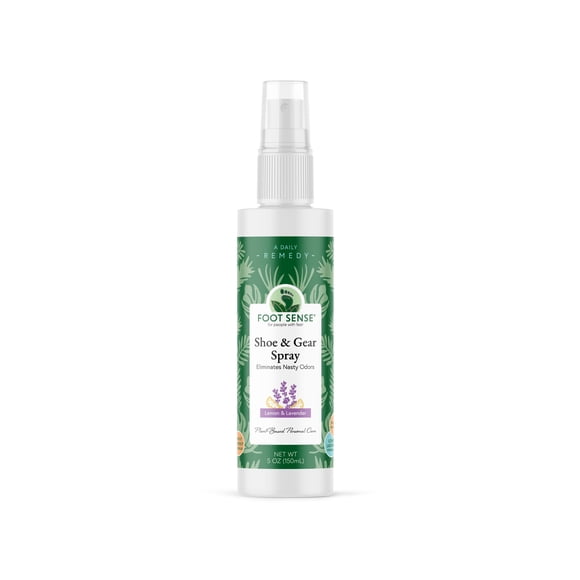 Spray desodorizante para zapatos Foot Sense Natural, 150 ml, fabricado en EE. UU.