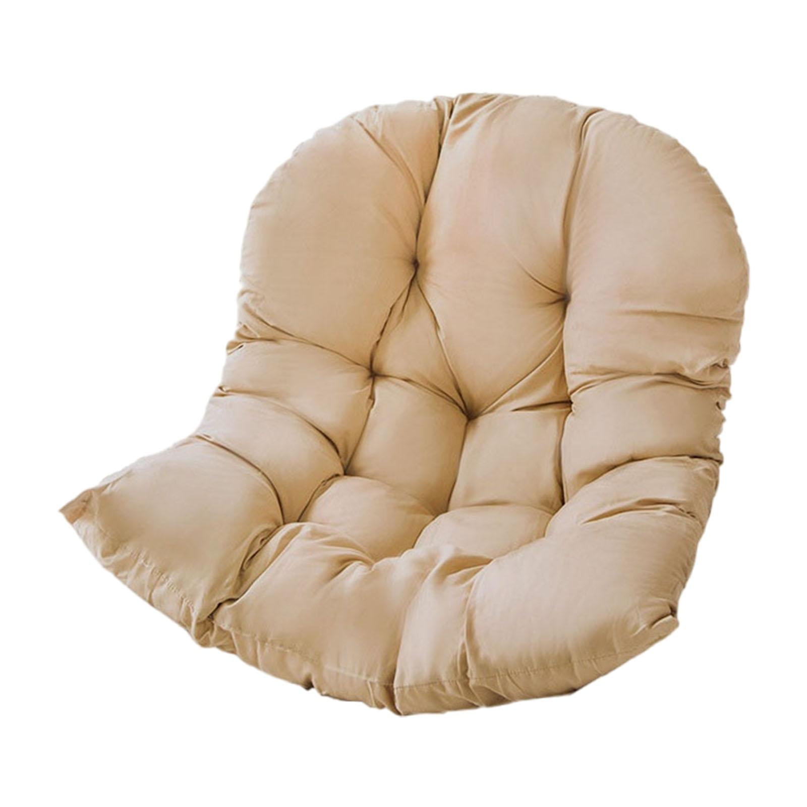 Magideal - Cojín Para Silla Colgante, Cojín Para Asiento De Silla De Exterior, Cómodo Cojín Para Silla Columpio, Alfombrilla Para Silla De Jardín Para Decoración Caqui