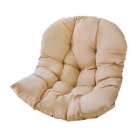 Magideal - Cojín Para Silla Colgante, Cojín Para Asiento De Silla De Exterior, Cómodo Cojín Para Silla Columpio, Alfombrilla Para Silla De Jardín Para Decoración Caqui
