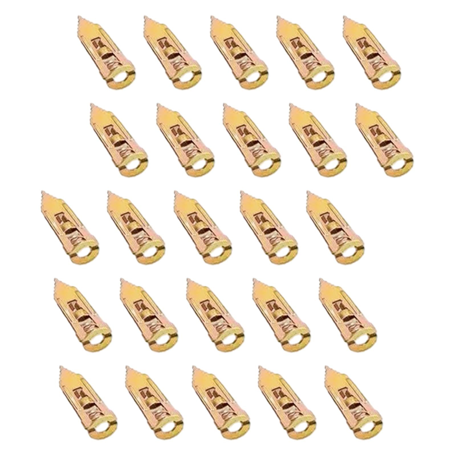 Magideal - Anclajes De 20 Piezas Para Pared Seca, Anclajes Autoperforantes Para Placas De Yeso, Anclajes De Expansión De Yeso Para Fijar La Decoración, Reparació 12 Cm X 4 Cm