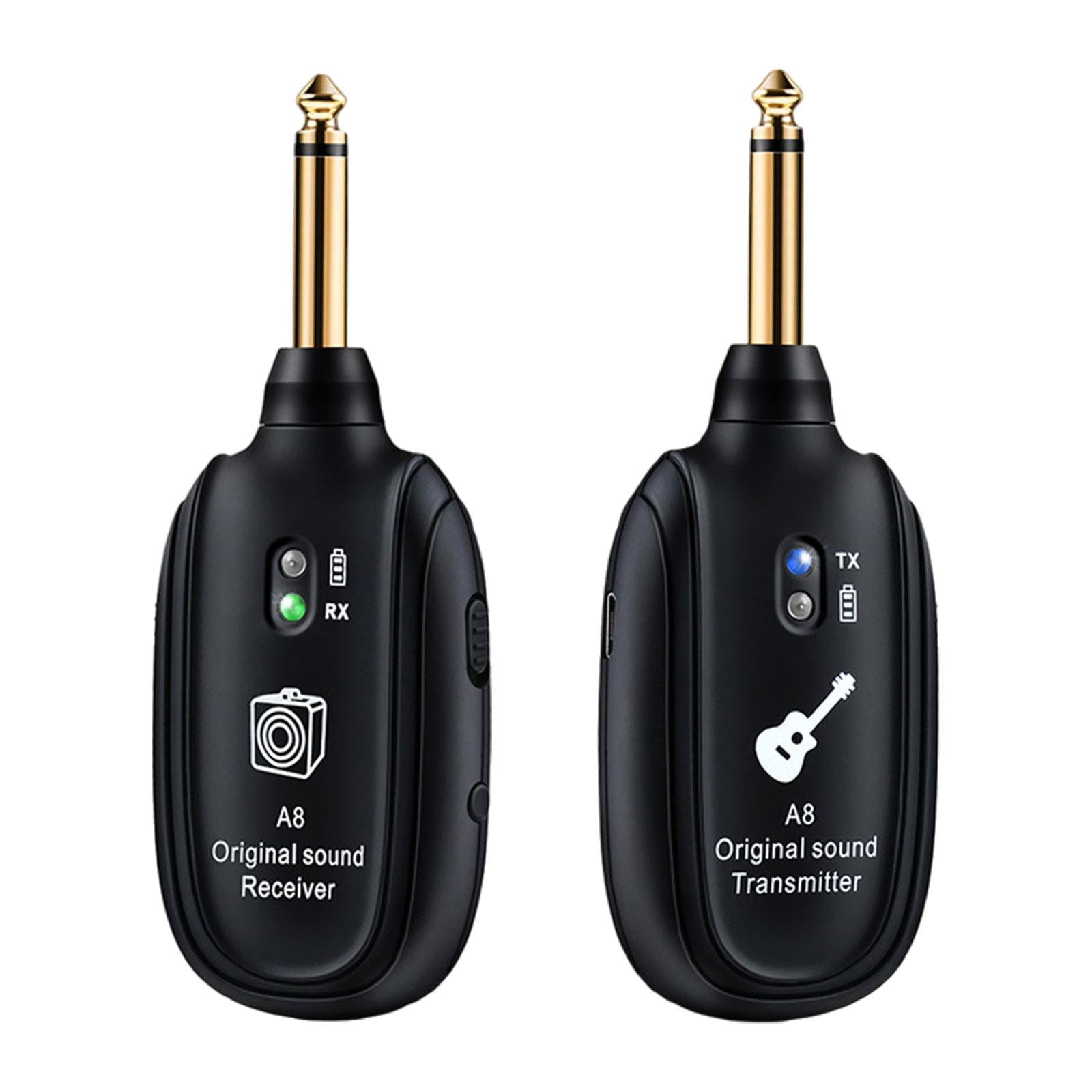 Magideal - Receptor De Transmisor De Audio De Guitarra Inalámbrico Equipo De Música, Receptor De Transmisor De Guitarra Inalámbrico Para Espectáculo De