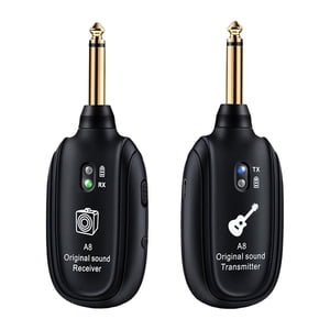 Magideal - Receptor De Transmisor De Audio De Guitarra Inalámbrico Equipo De Música, Receptor De Transmisor De Guitarra Inalámbrico Para Espectáculo De
