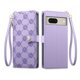 thumbnail image 1 of Funda Billetera con Cierre para [Google Pixel 8] con Tarjetero, Soporte y Correa de ManoMorado, 1 of 5
