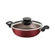 thumbnail image 1 of Arrocera Tramontina Paris en Aluminio con Revestimiento Interno y Externo Antiadherente Starflon Max Rojo con Tapa de Vidrio 24 cm 2,8 L, 1 of 4