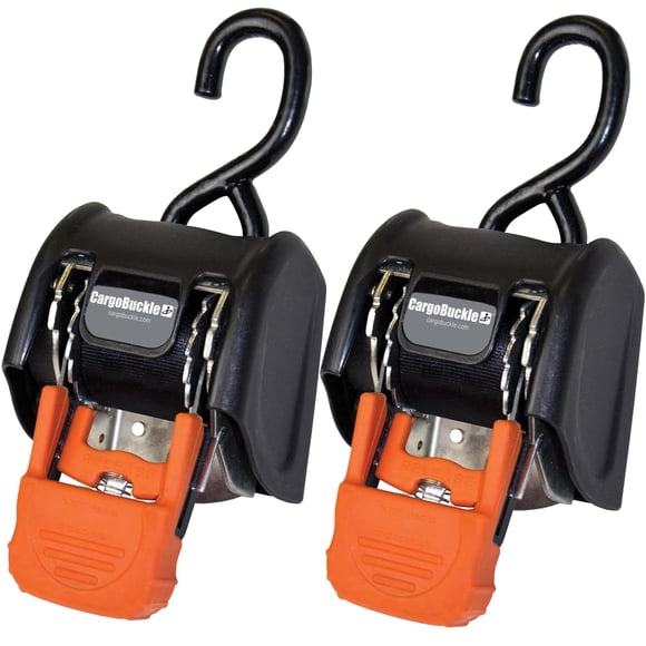 Sistema retráctil de amarre con trinquete CargoBuckle G3, paquete de 2