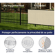 thumbnail image 5 of Cerca De Protección Privacidad Con Fijaciones Balcony 1x5m, 5 of 5