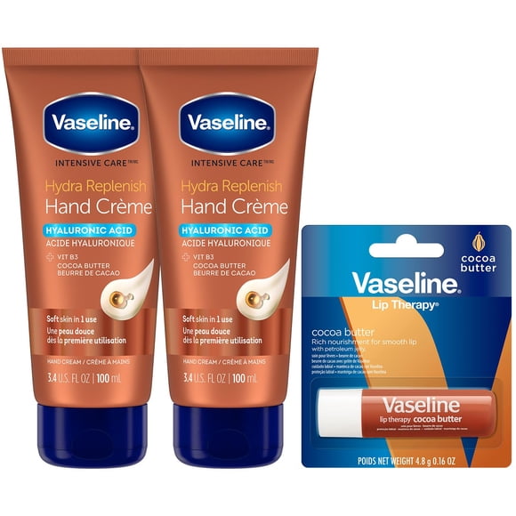 Crema de manos Vaseline Hydra Replenish con ácido hialurónico, paquete de 2