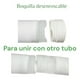 thumbnail image 2 of Tubo 1.5 Metros Para Salida Aire Acondicionado gris 13 Cm Diámetro + Boquilla desenroscable, 2 of 2