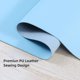 thumbnail image 5 of Alfombrilla de escritorio Wolaile 91x43 cm impermeable antideslizante azul claro, 5 of 9
