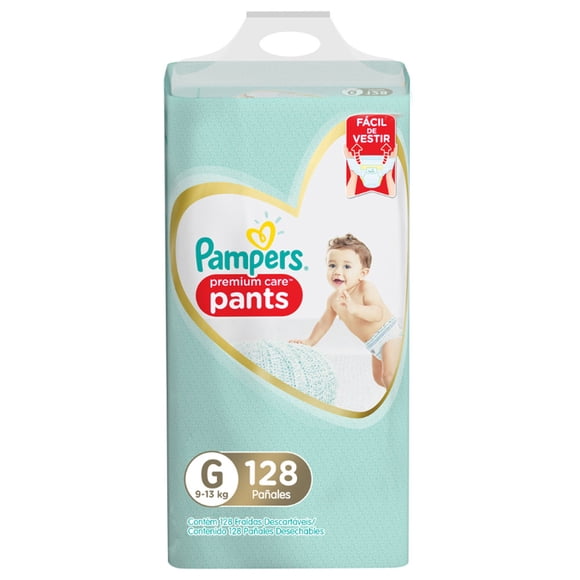 Pañales desechables Pampers Premium Care Pants G 128 Uds