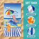 thumbnail image 3 of Toalla de Playa de Gran Tamaño con Patrón de Dibujos Animados REGALWOVEN Libre de Arena, de Secado Rápido, Absorbente, Ligera, Multiuso para Viaje, 1 Paquete Multicolor 71" x 35", 3 of 7