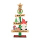 thumbnail image 1 of Decoración De Mesa Navideña Habitación Casa De Campo Vacaciones Árbol De Navidad De Madera Decoración Anciano Sin Rostro, 1 of 5