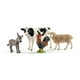 thumbnail image 1 of Set de animales de granja Schleich Farm World con vaca, oveja y burro, 1 of 7