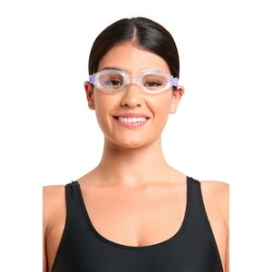 Samia - Lente Para Natación Con Correa De Silicona Morado Tamaño Único